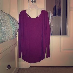 Long sleeved pink shirt